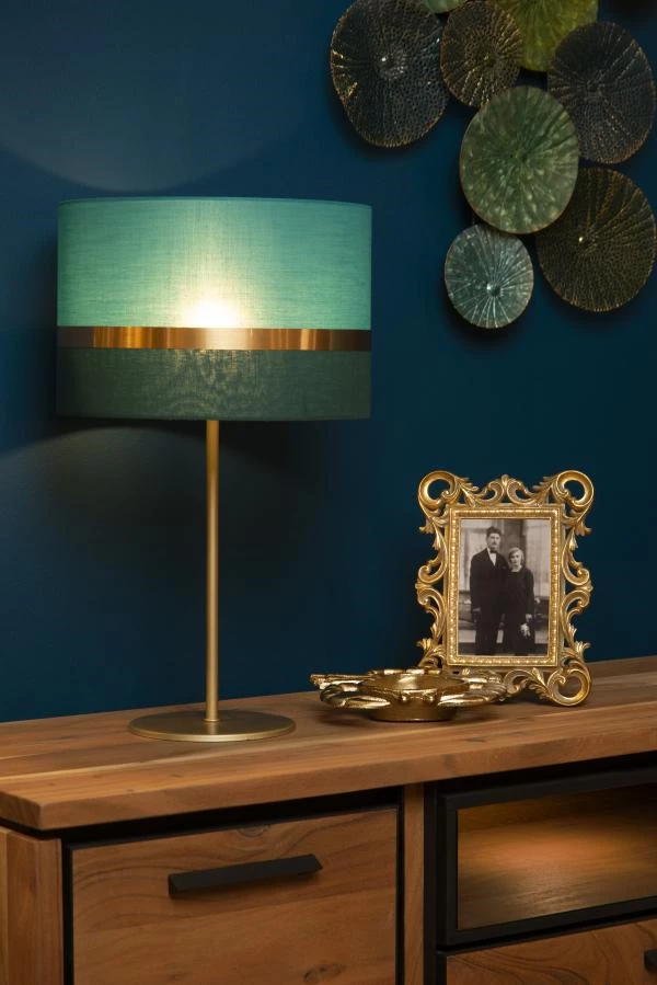 Lucide EXTRAVAGANZA TUSSE - Table lamp - Ø 30 cm - 1xE14 - Green - atmosphere 2